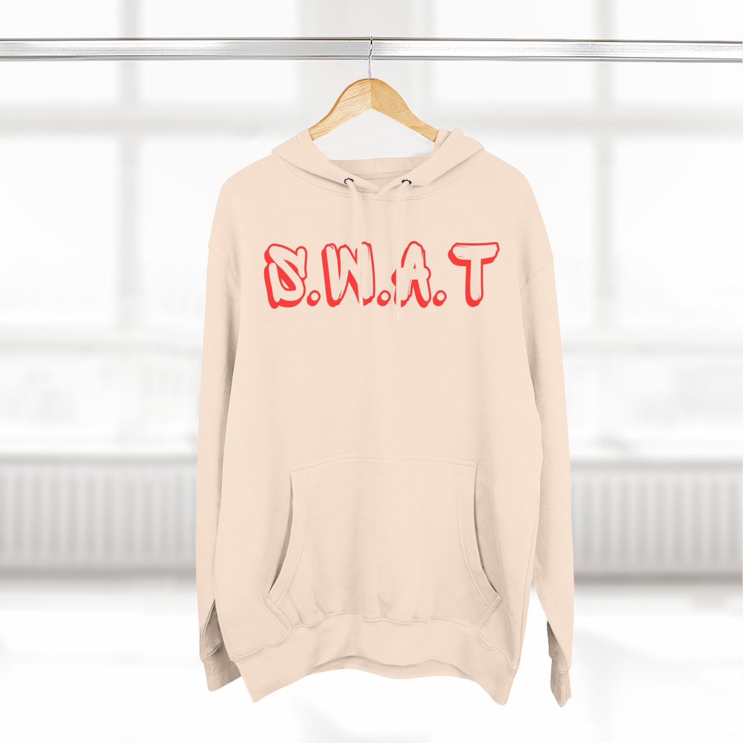 Swat Christian Red Words Hoodie