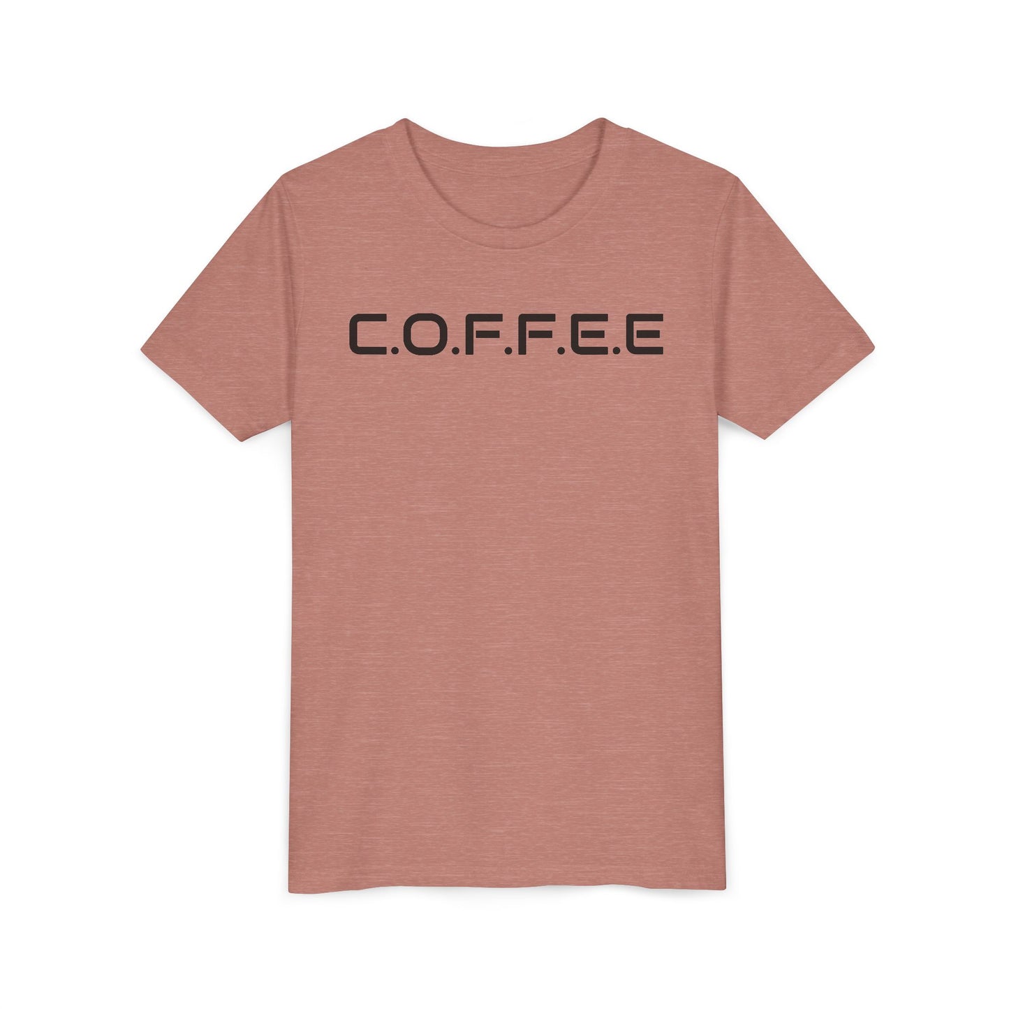 Youth Adult Coffee Christian Black Words Only