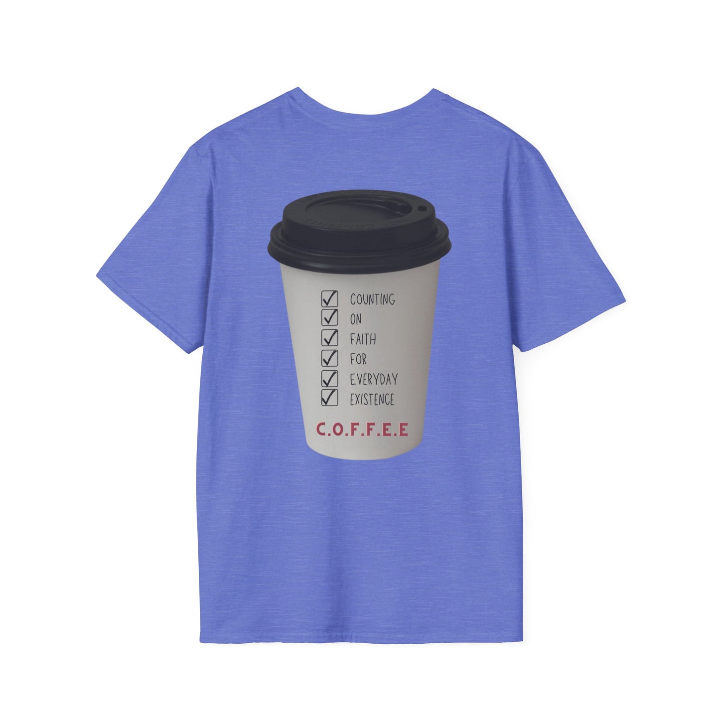 Adult Coffee Christian White Letters & Image