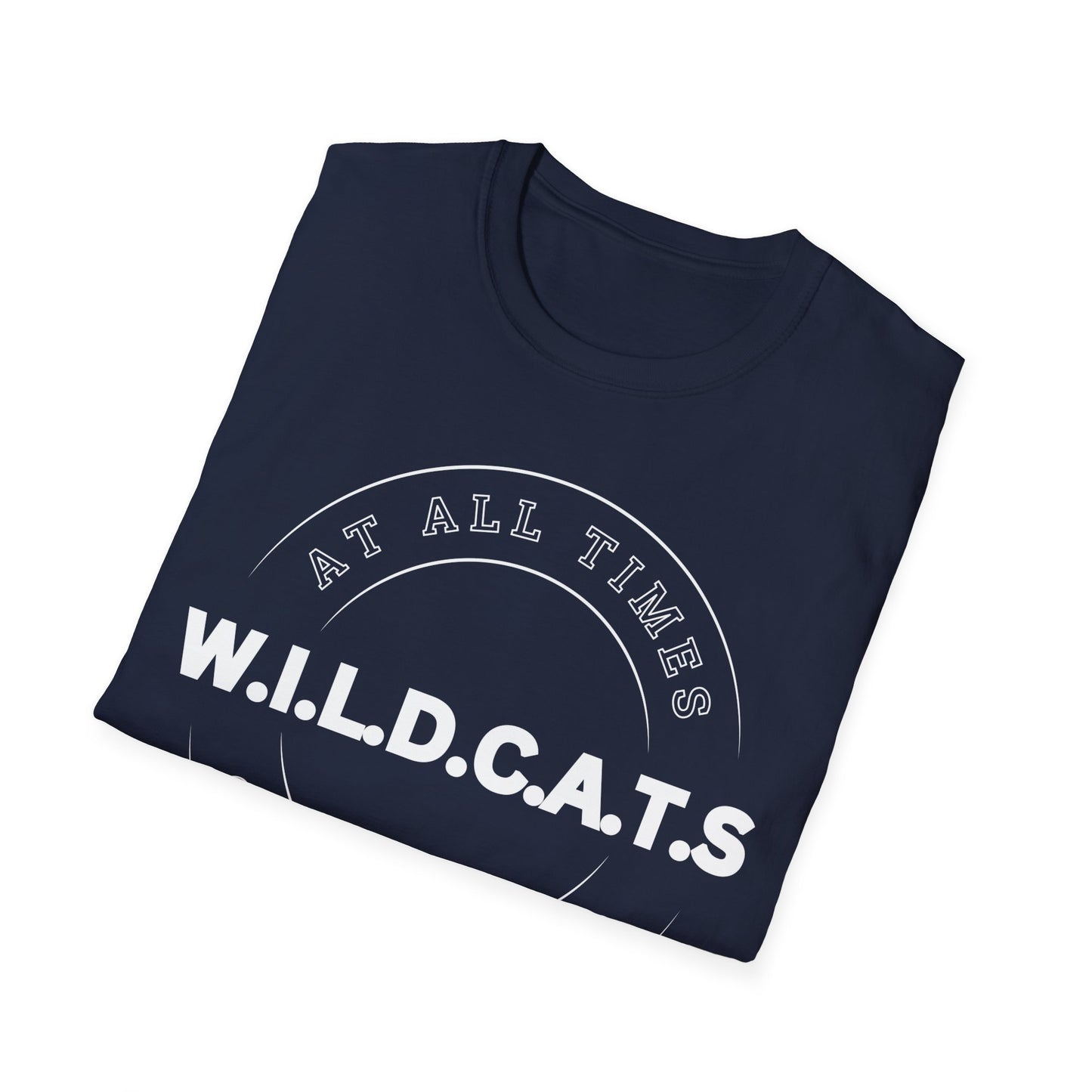 Wildcats Christian White Letters & Picture