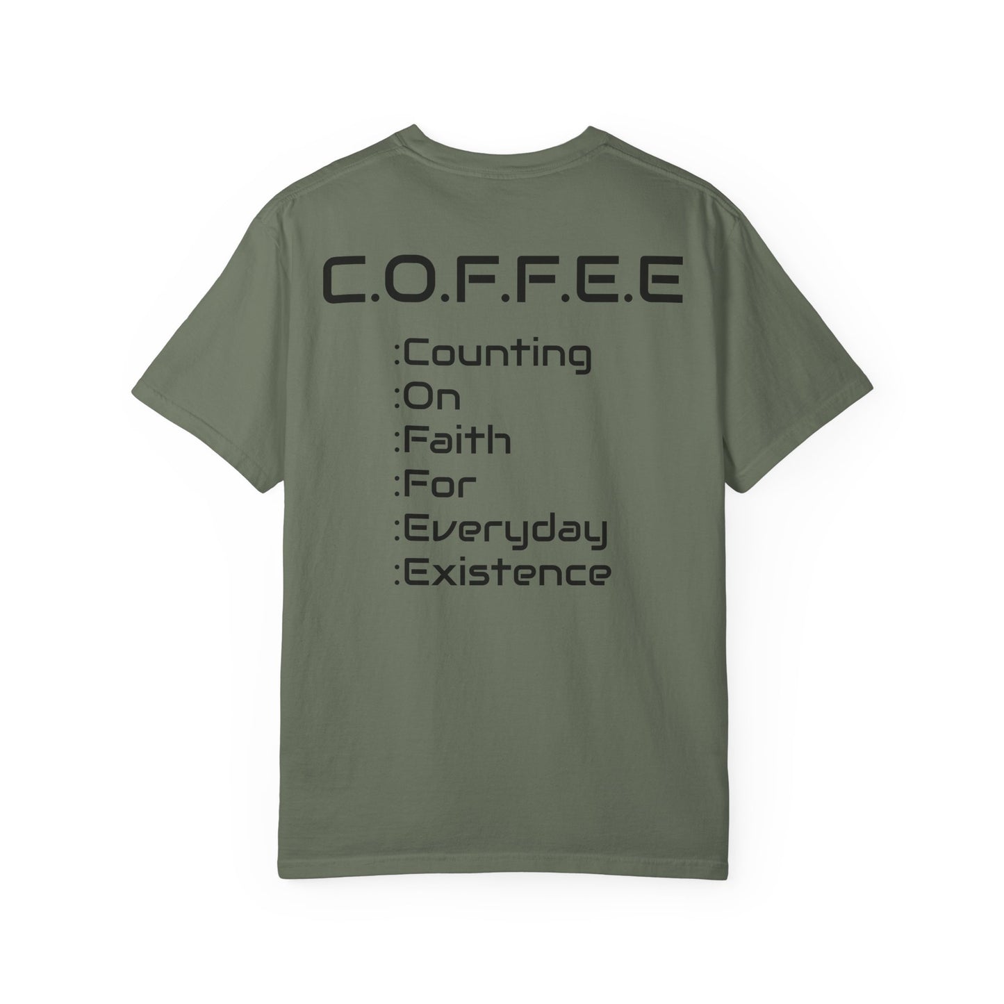 Adult Coffee Christian Black Words Only
