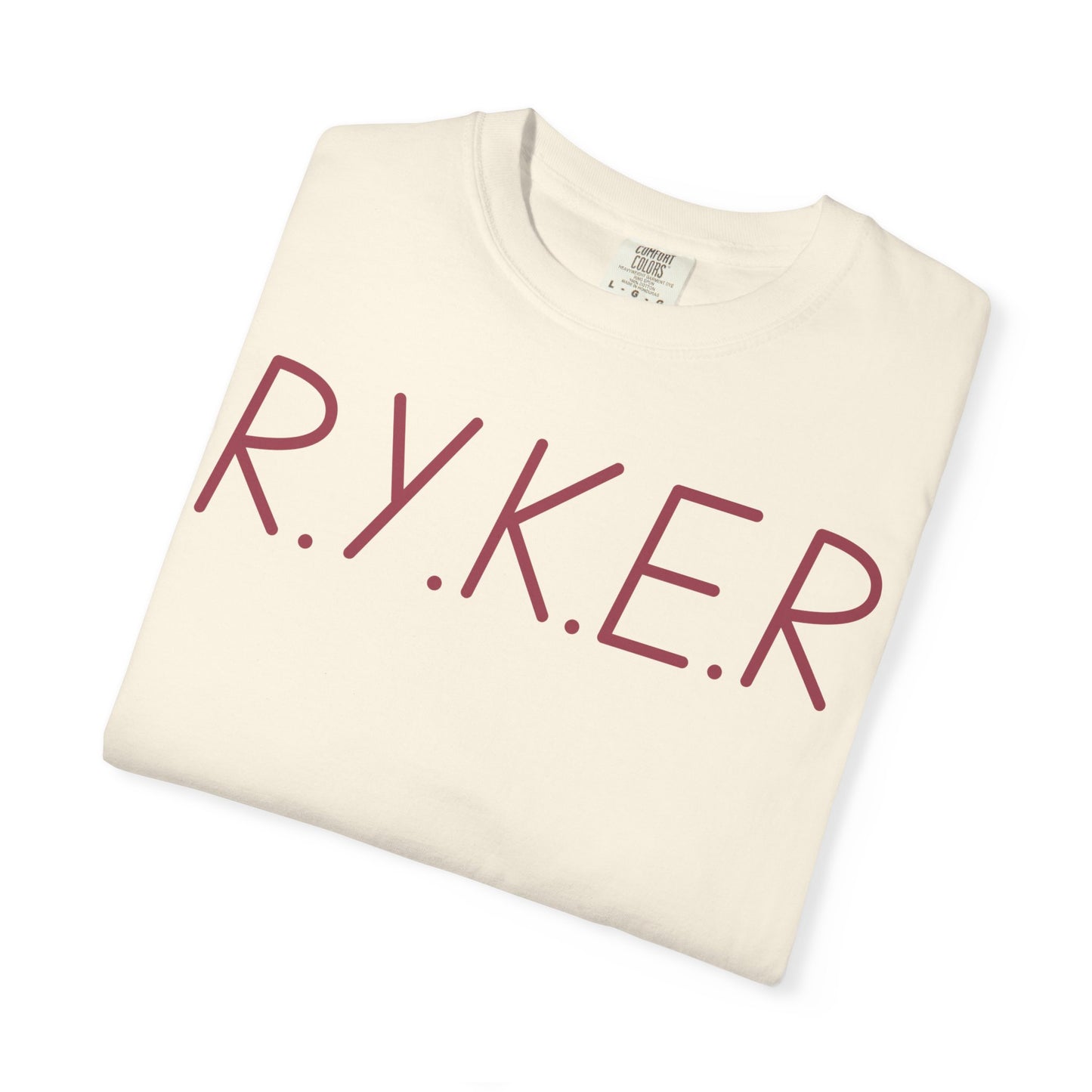 RYKER Christian Marron Letters