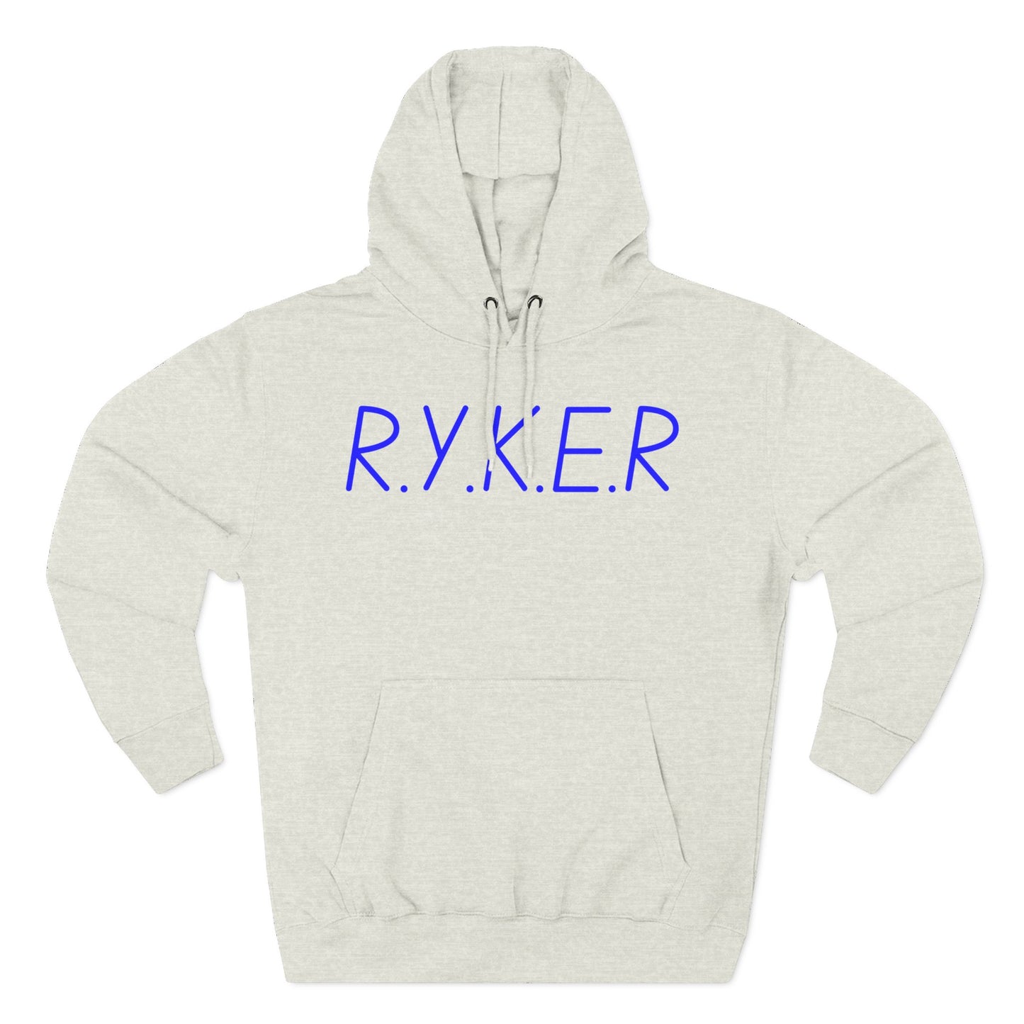 RYKER Christian Blue Letters Hoodie