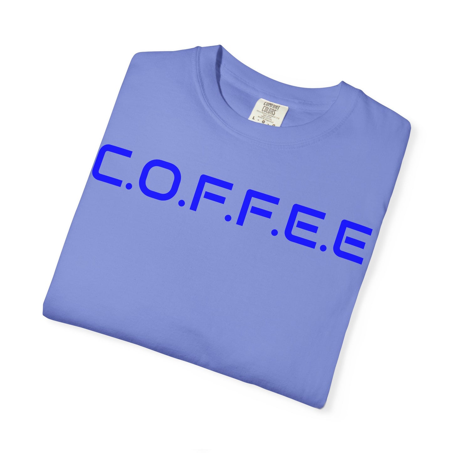 Adult Coffee Christian Blue Words Only