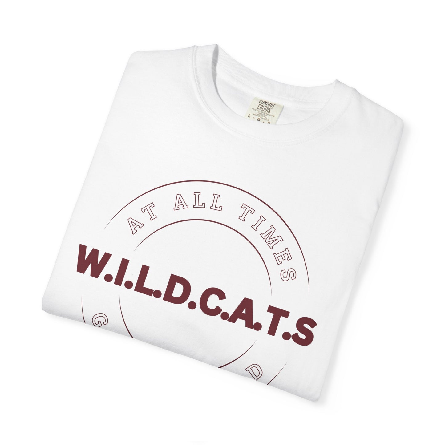 Wildcats Christian Marron Letters & Picture
