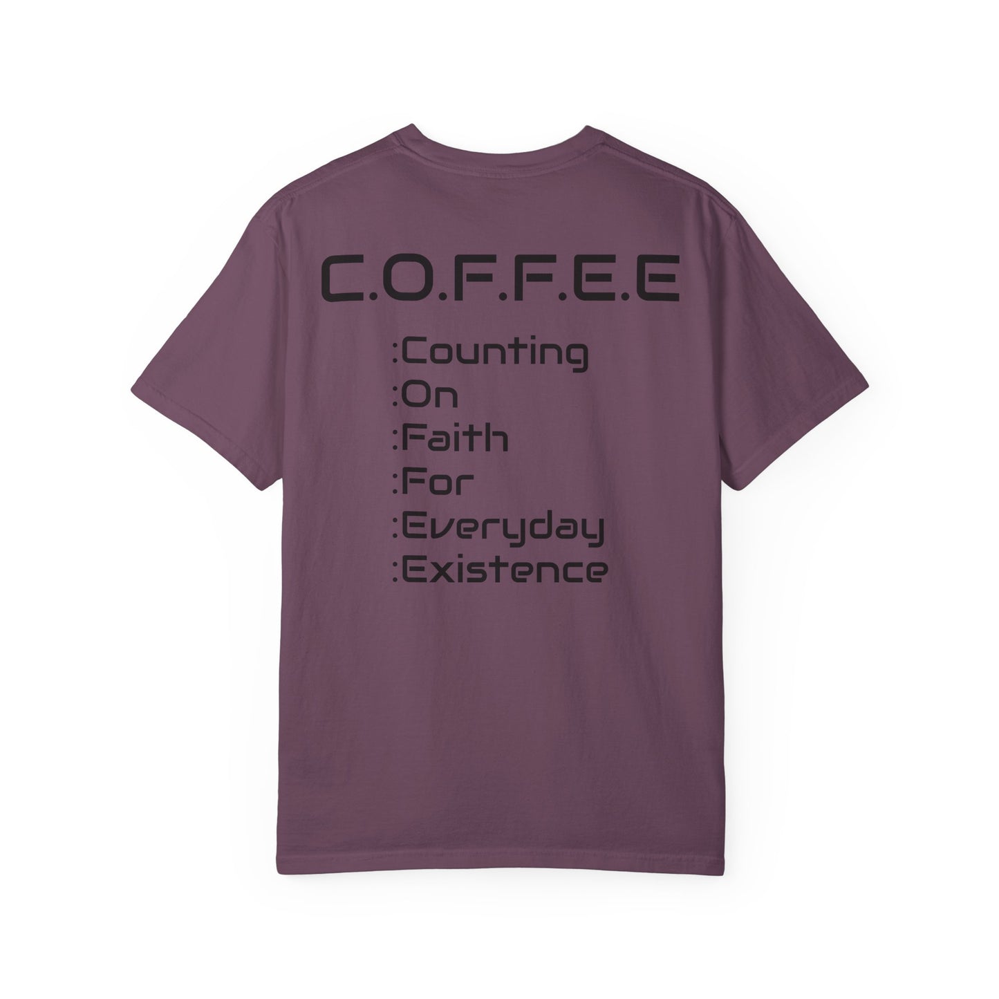 Adult Coffee Christian Black Words Only