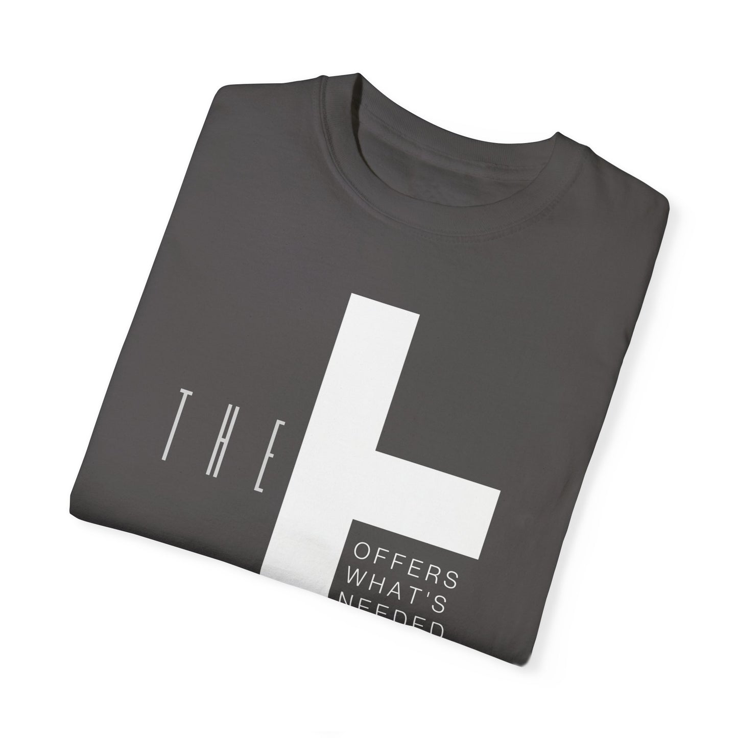 Adult T-Town Christian White Letters & Cross