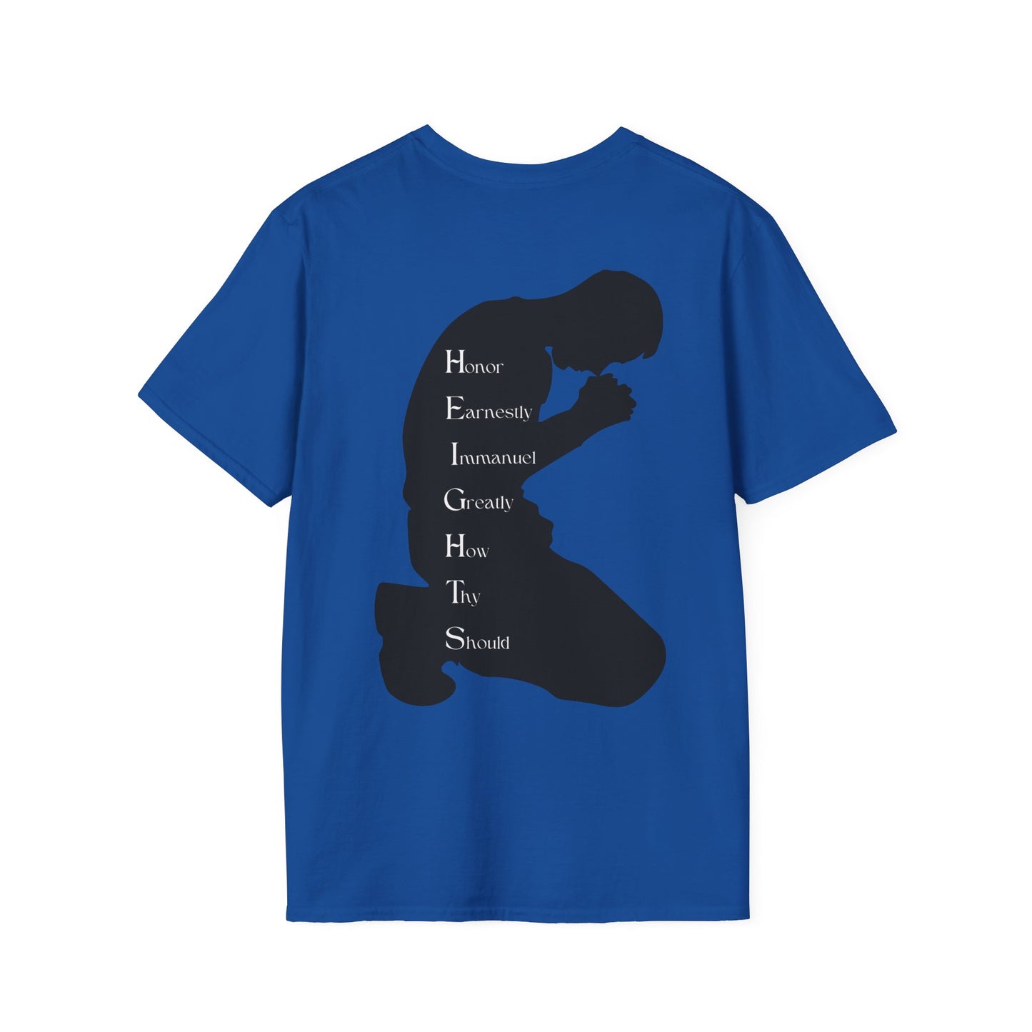 Heights Christian Black Letters & Image