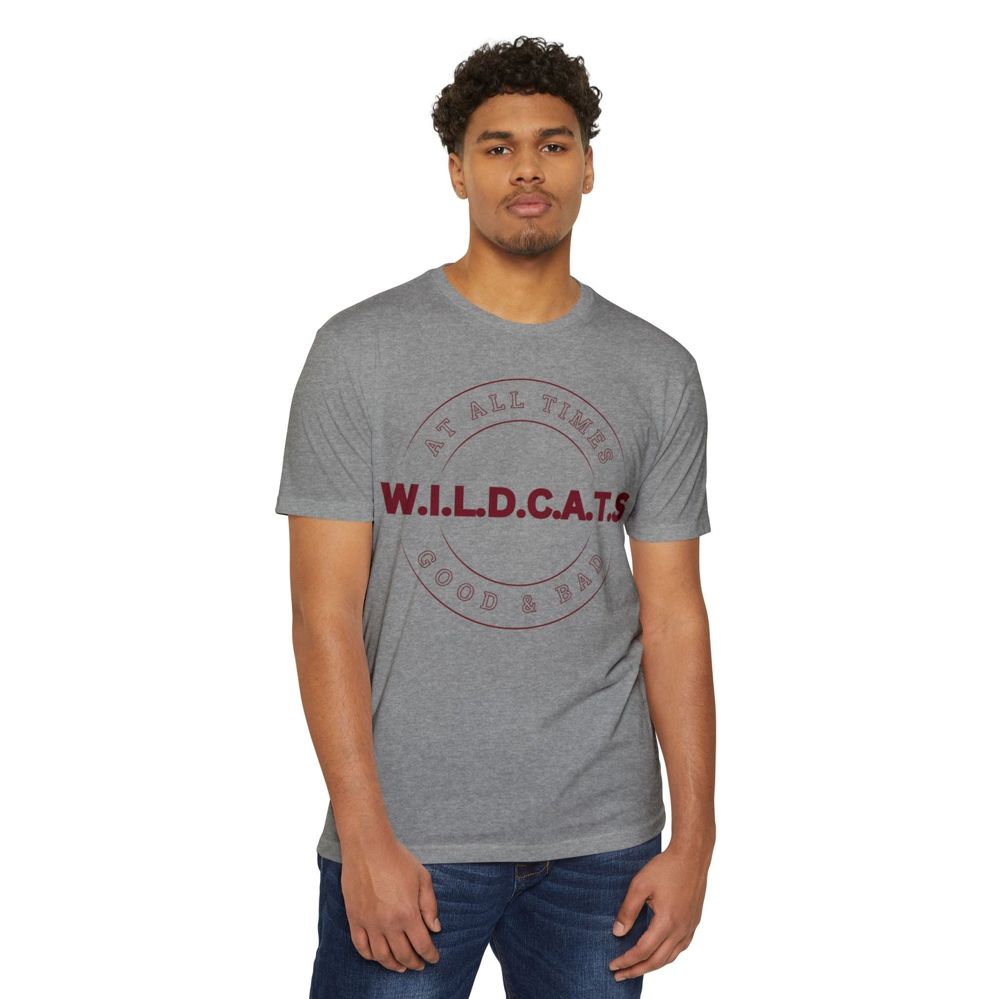 Wildcats Christian Marron Letters & Picture