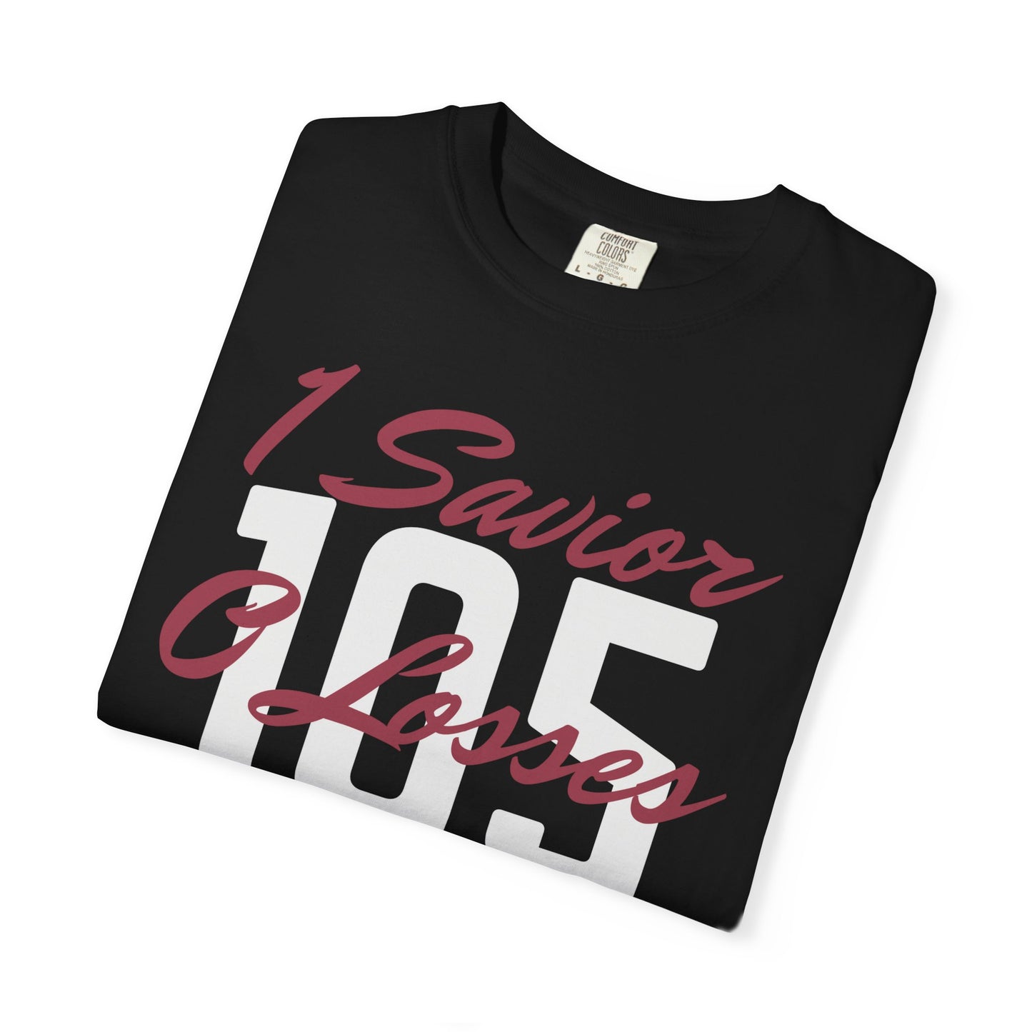 Adult 105 Christian Marron and White Letters