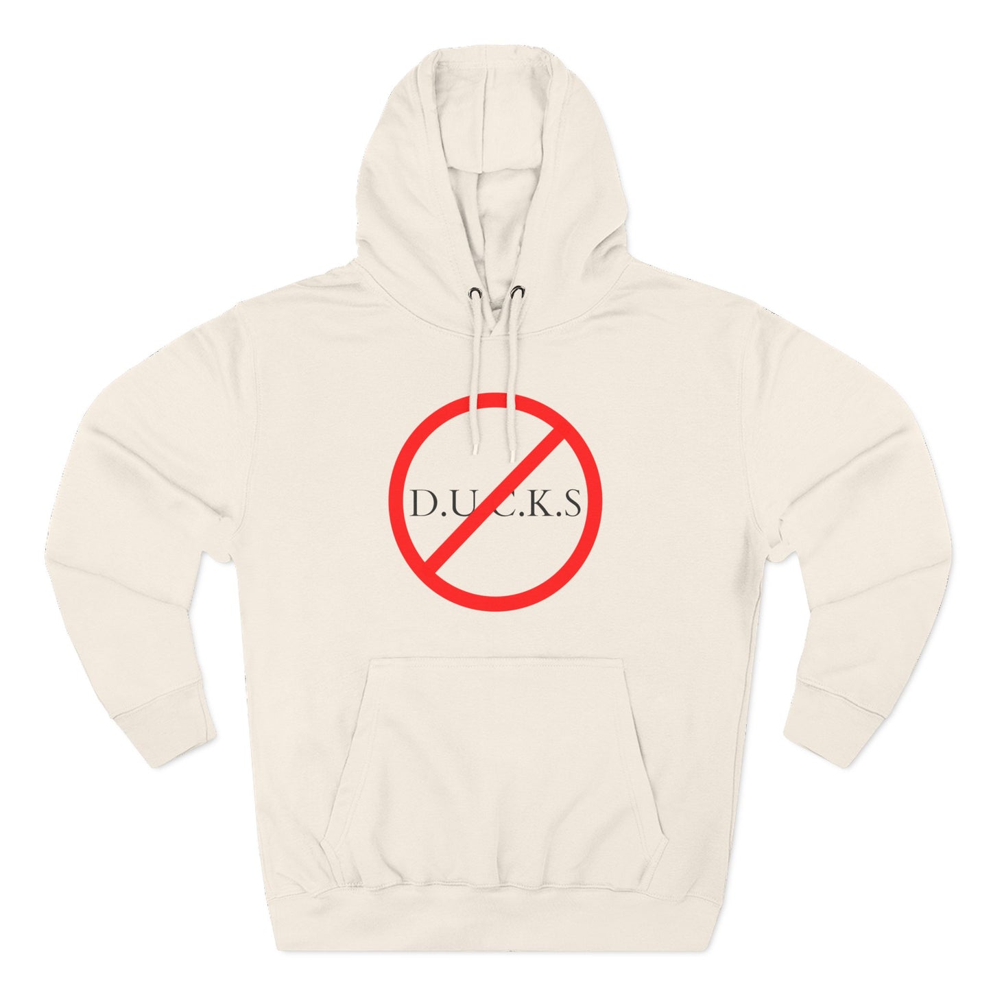 Ducks Christian Black Words Hoodie