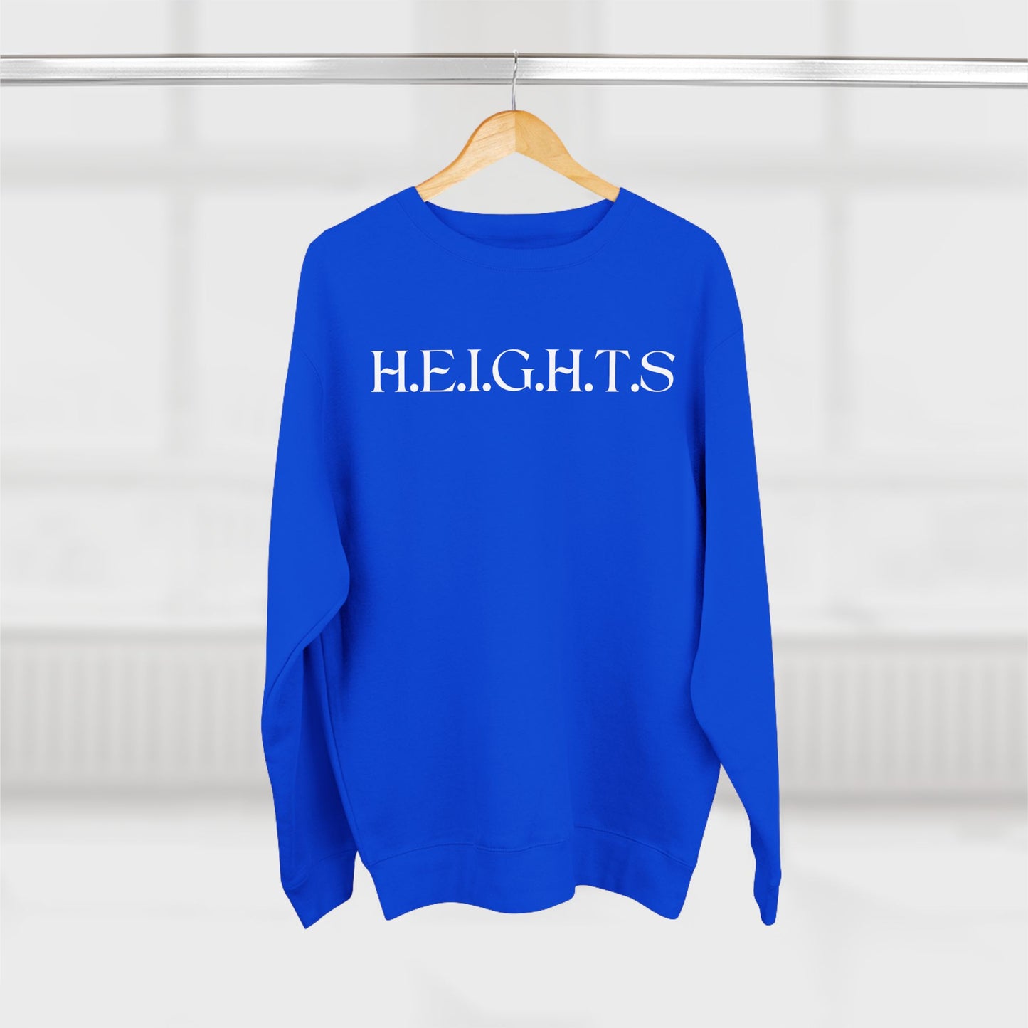 Heights Christian White Letters & Special Front