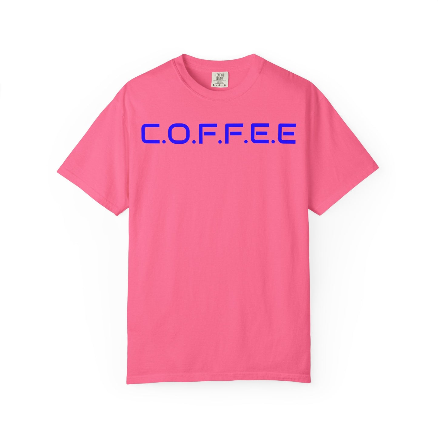 Adult Coffee Christian Blue Words Only