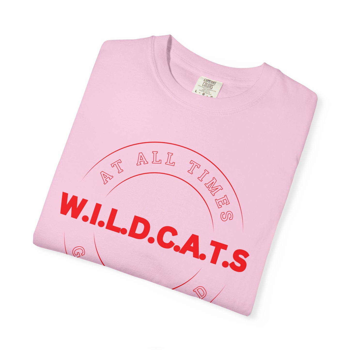 Wildcats Christian Red Letters & Picture