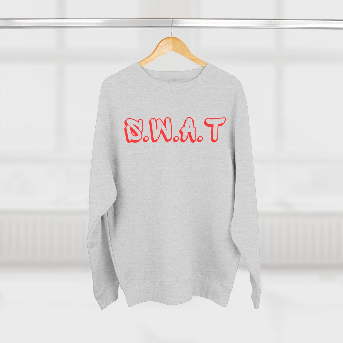 Swat Christian Red Words Crewneck