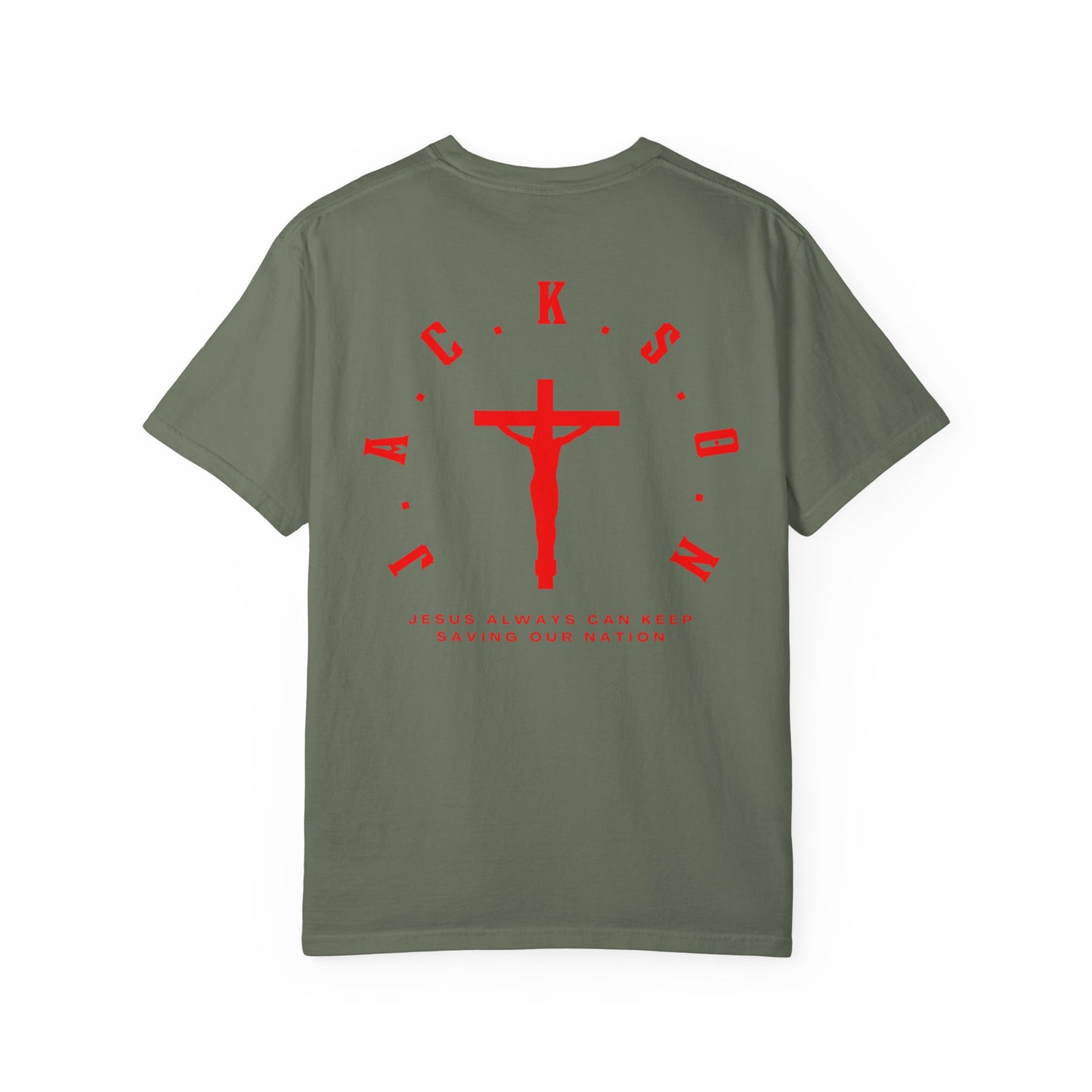 Jackson Believing Christian Red Letters & Cross