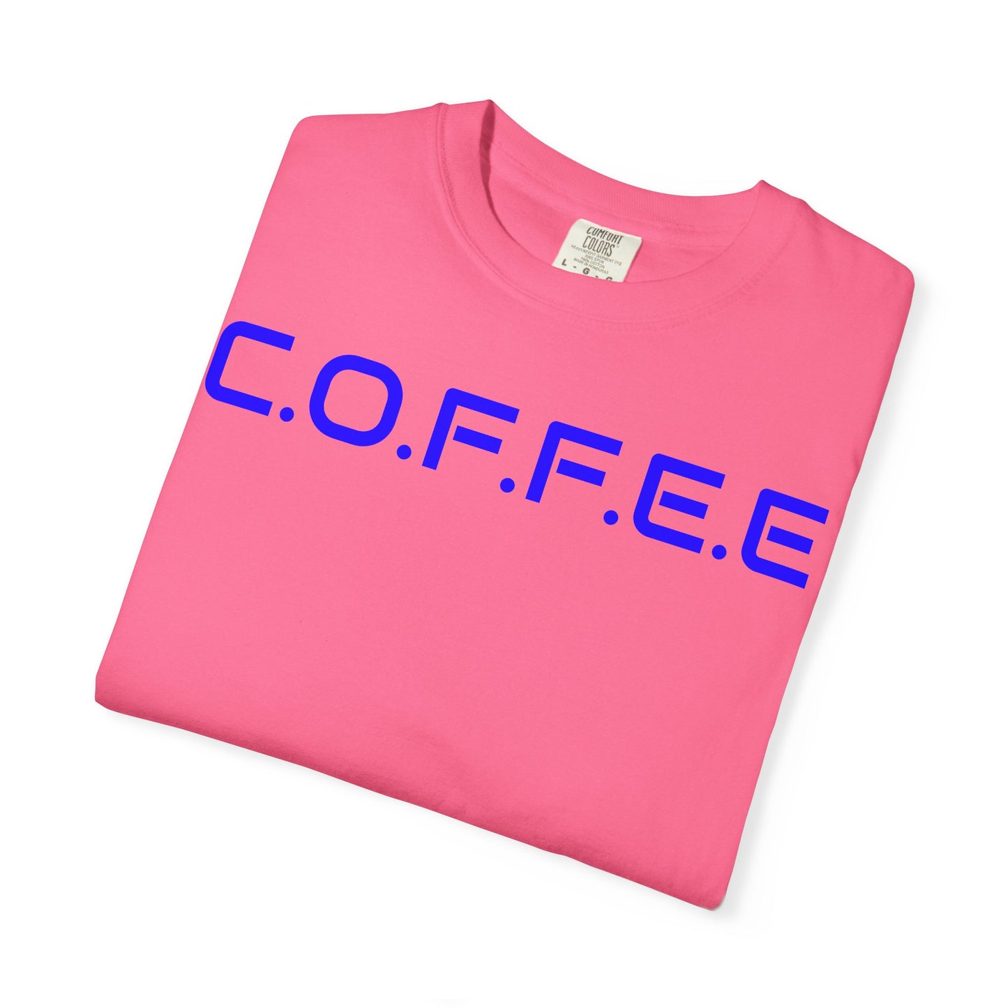 Adult Coffee Christian Blue Words Only