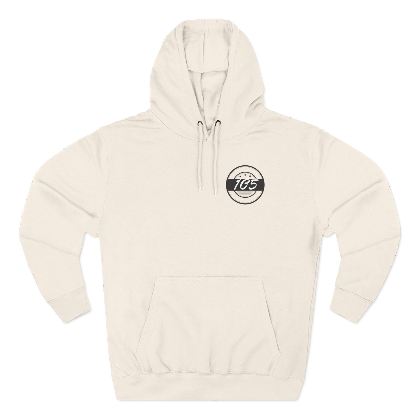 Adult 105 Christian Black and White Letters Hoodie