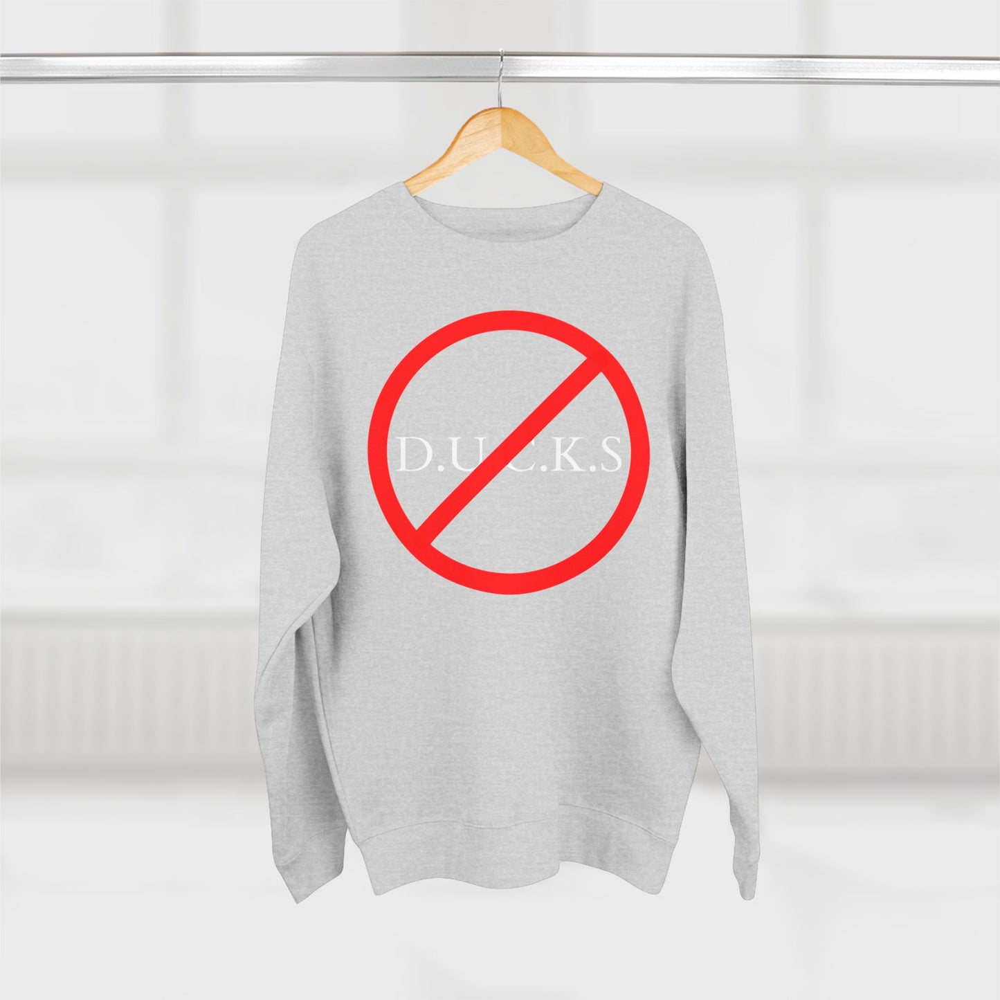 DUCKS Christian White Crewneck