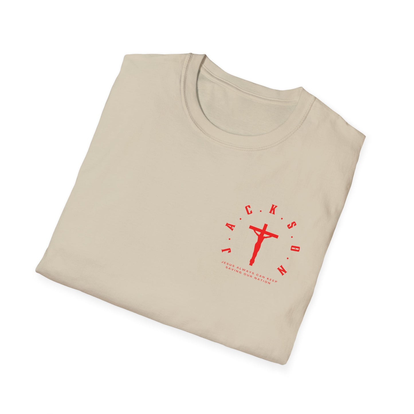 Jackson Believing Christian Red Letters & Cross