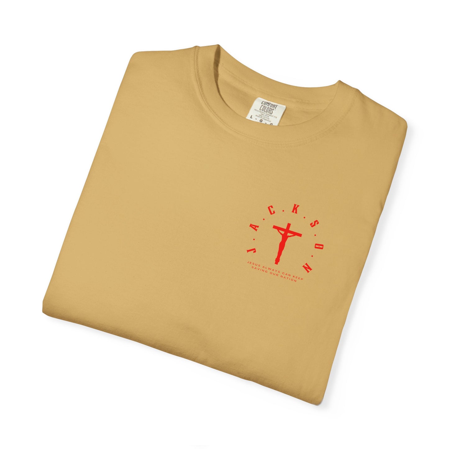 Jackson Believing Christian Red Letters & Cross