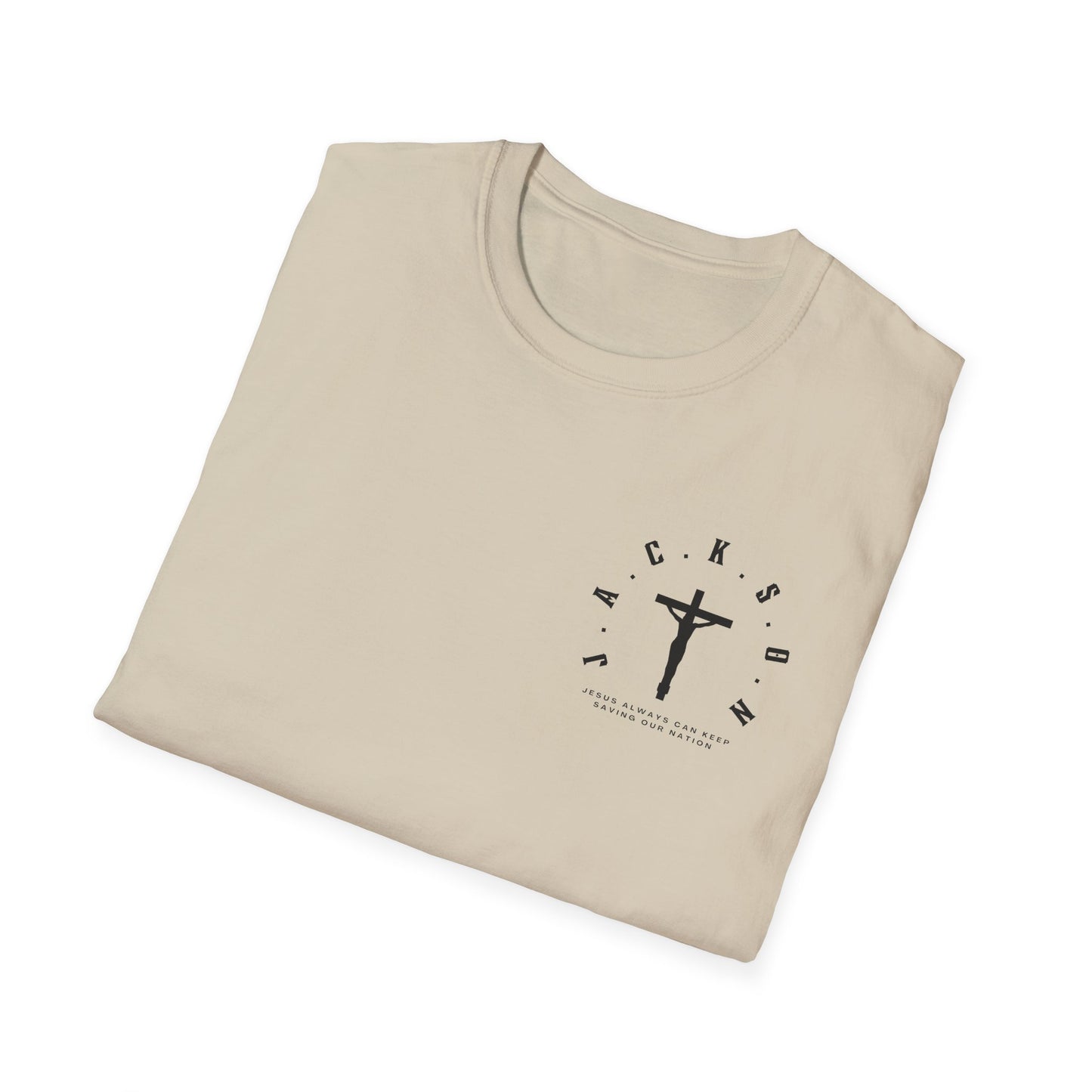 Jackson Believing Christian Black Letters & Cross