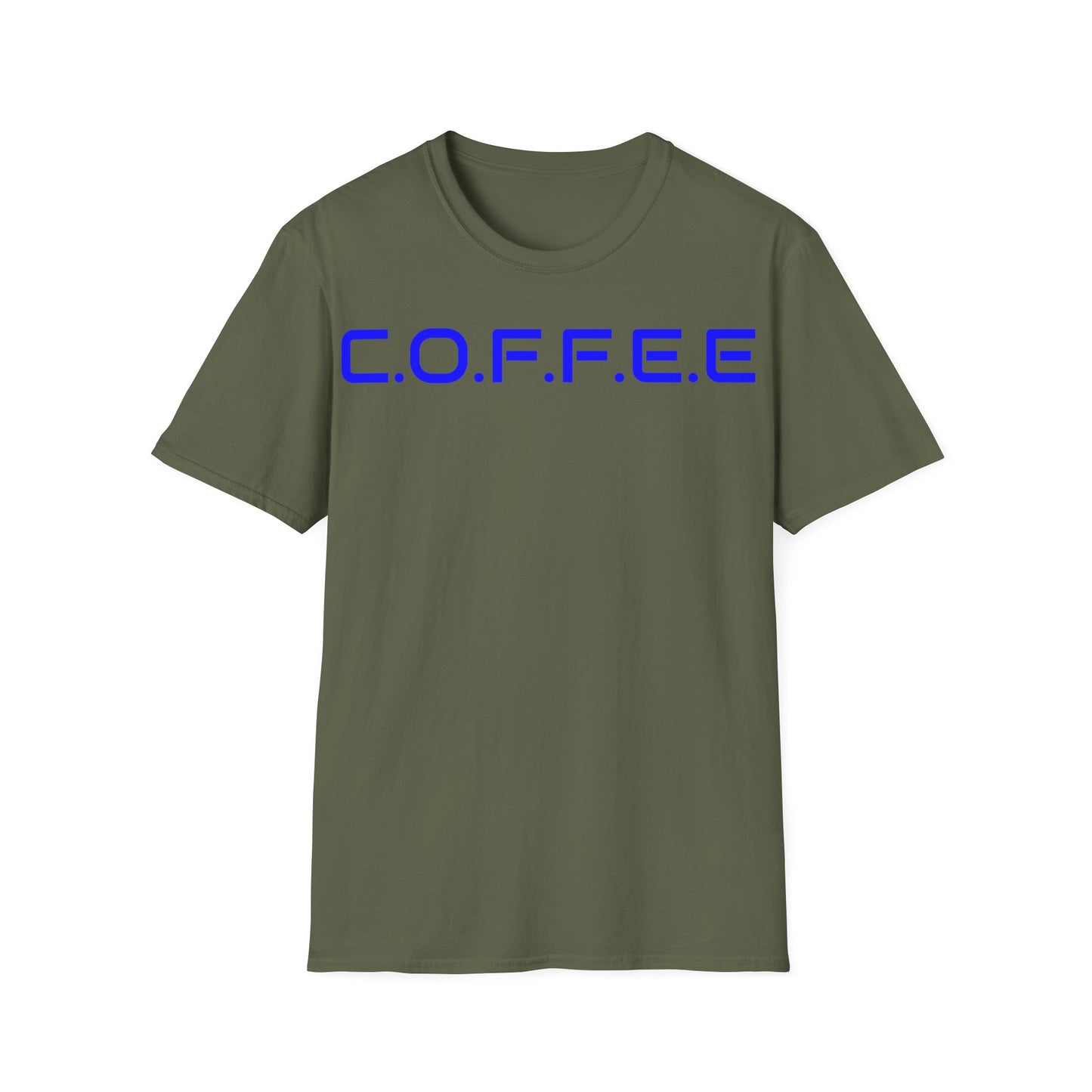 Adult Coffee Christian Blue Words Only