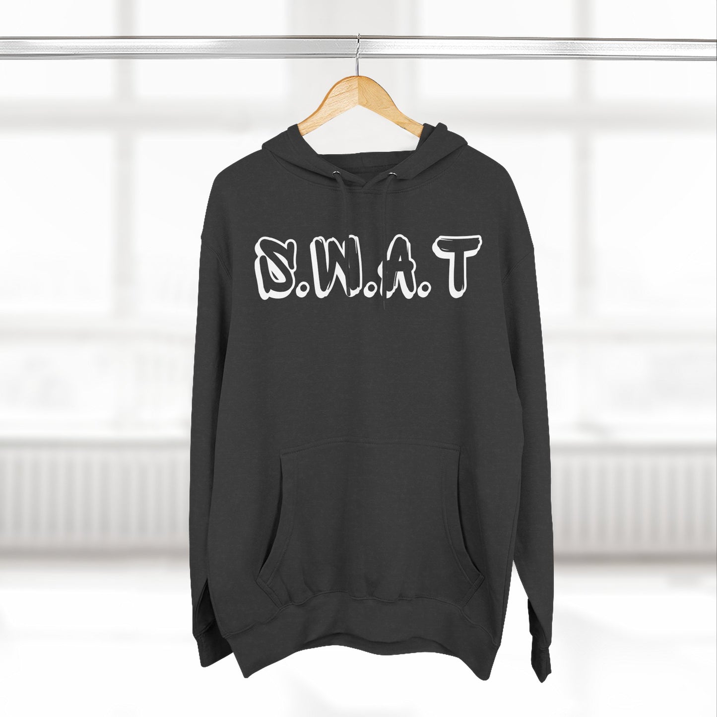 Swat Christian White Words Hoodie