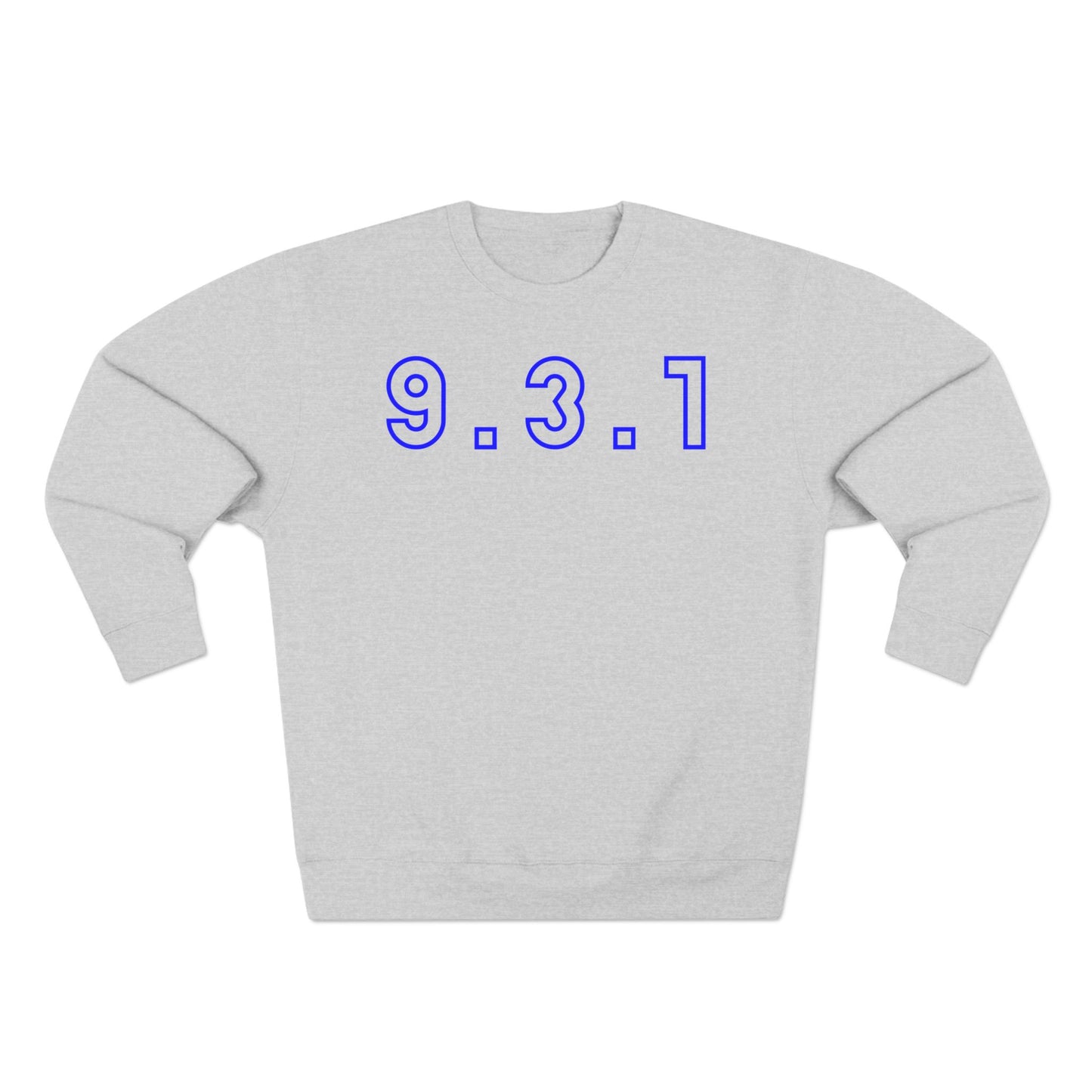 931 Crewneck Blue Words