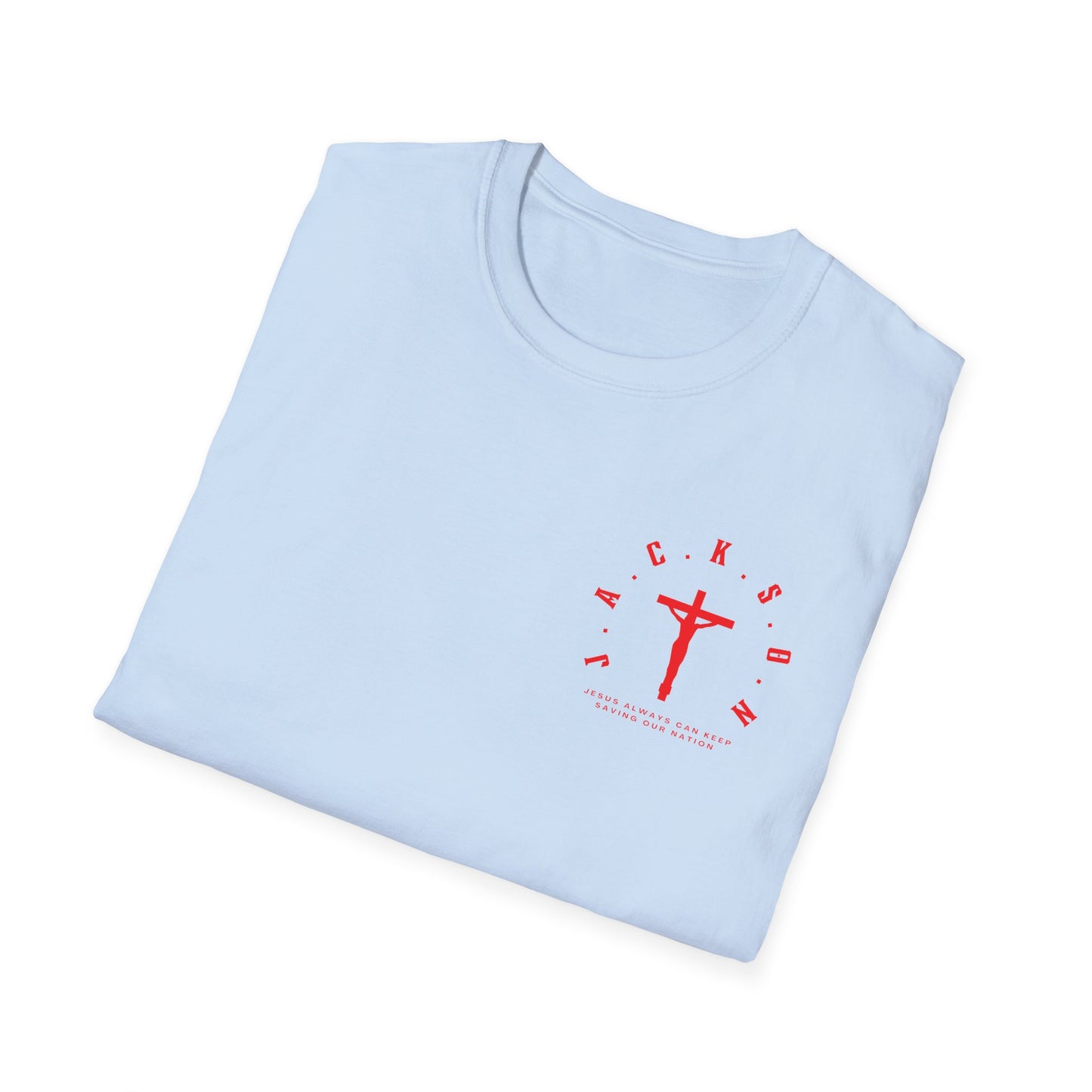 Jackson Believing Christian Red Letters & Cross