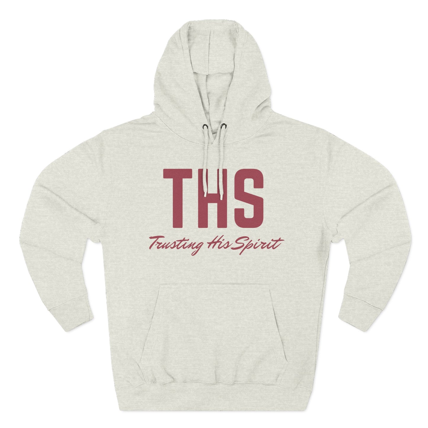 Adult THS Christian Marron Letters Hoodie