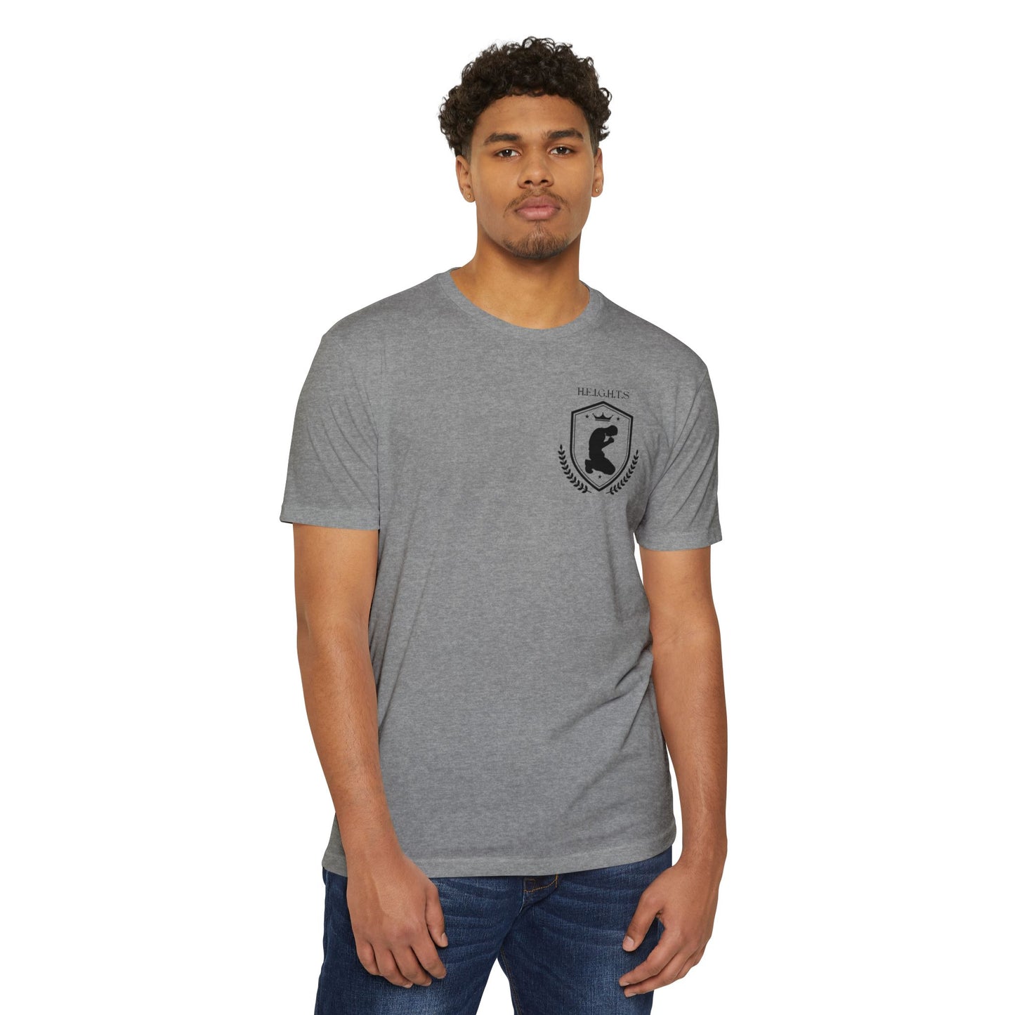 Heights Christian Black Letters & Image Blended