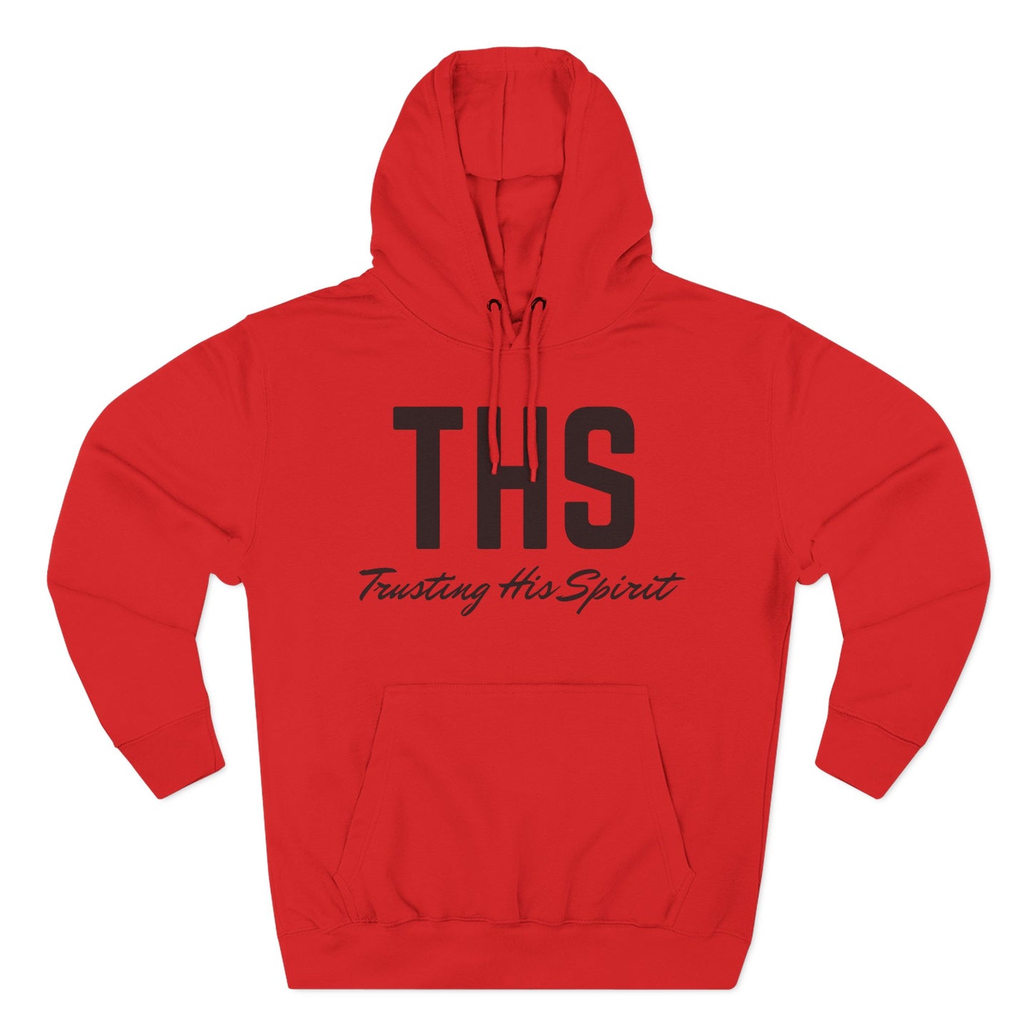 Adult THS Christian Black Letters Hoodie