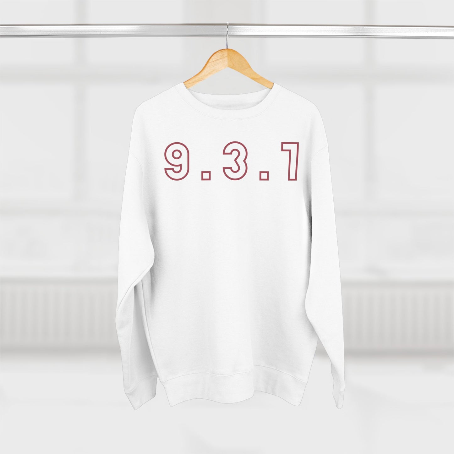 931 Crewneck Marron Words