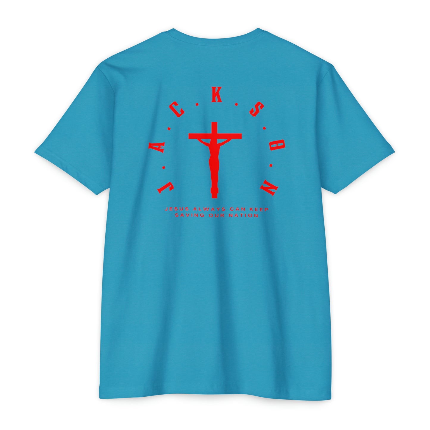 Jackson Red Cross & Letters Blended