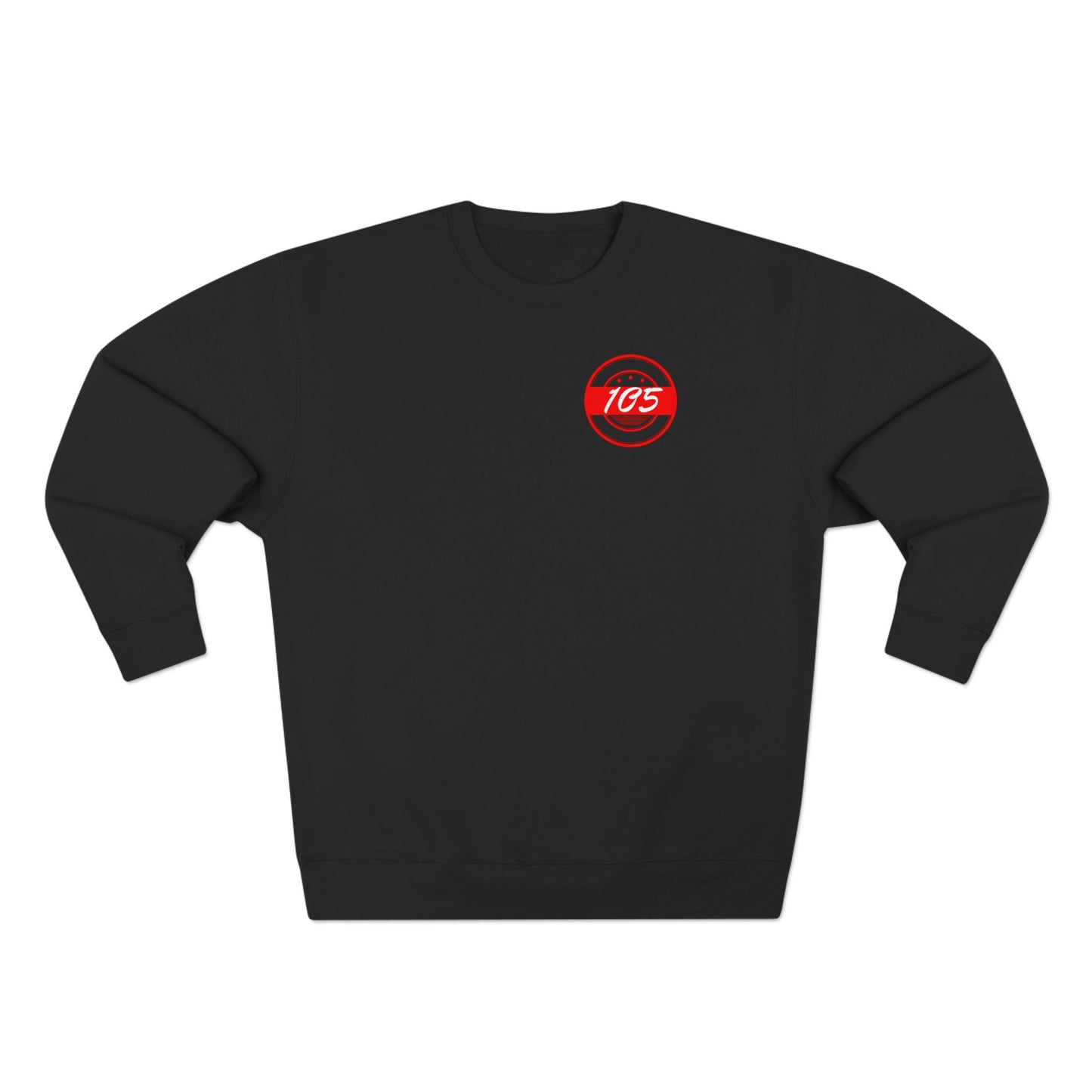 Adult 105 Christian Red and White Letters Crewneck