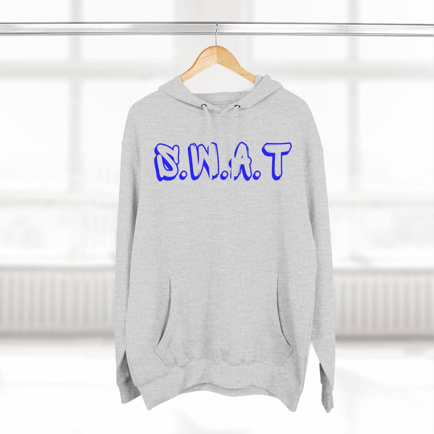 Swat Christian Blue Words Hoodie