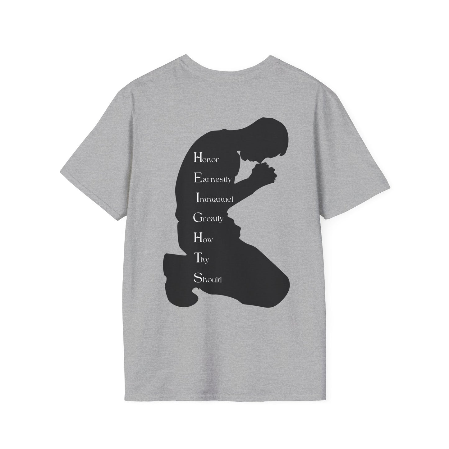 Heights Christian Black Letters & Image