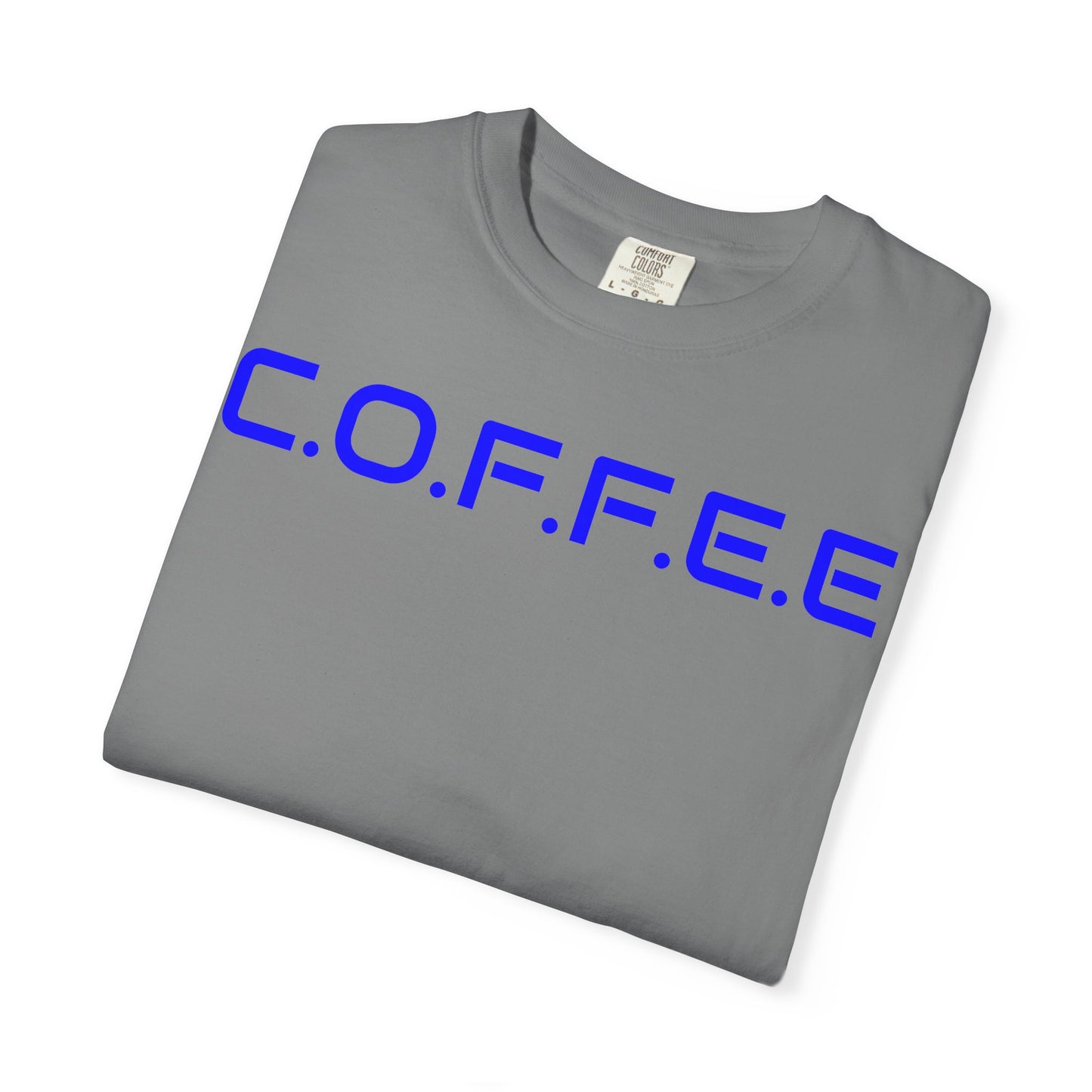 Adult Coffee Christian Blue Words Only