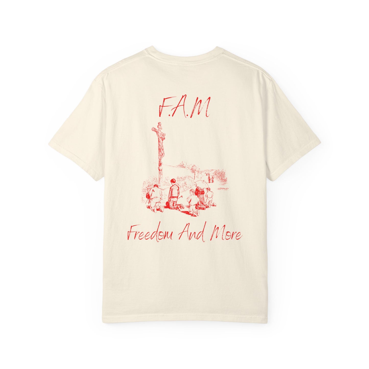 Fam Christian Red Letters & Image