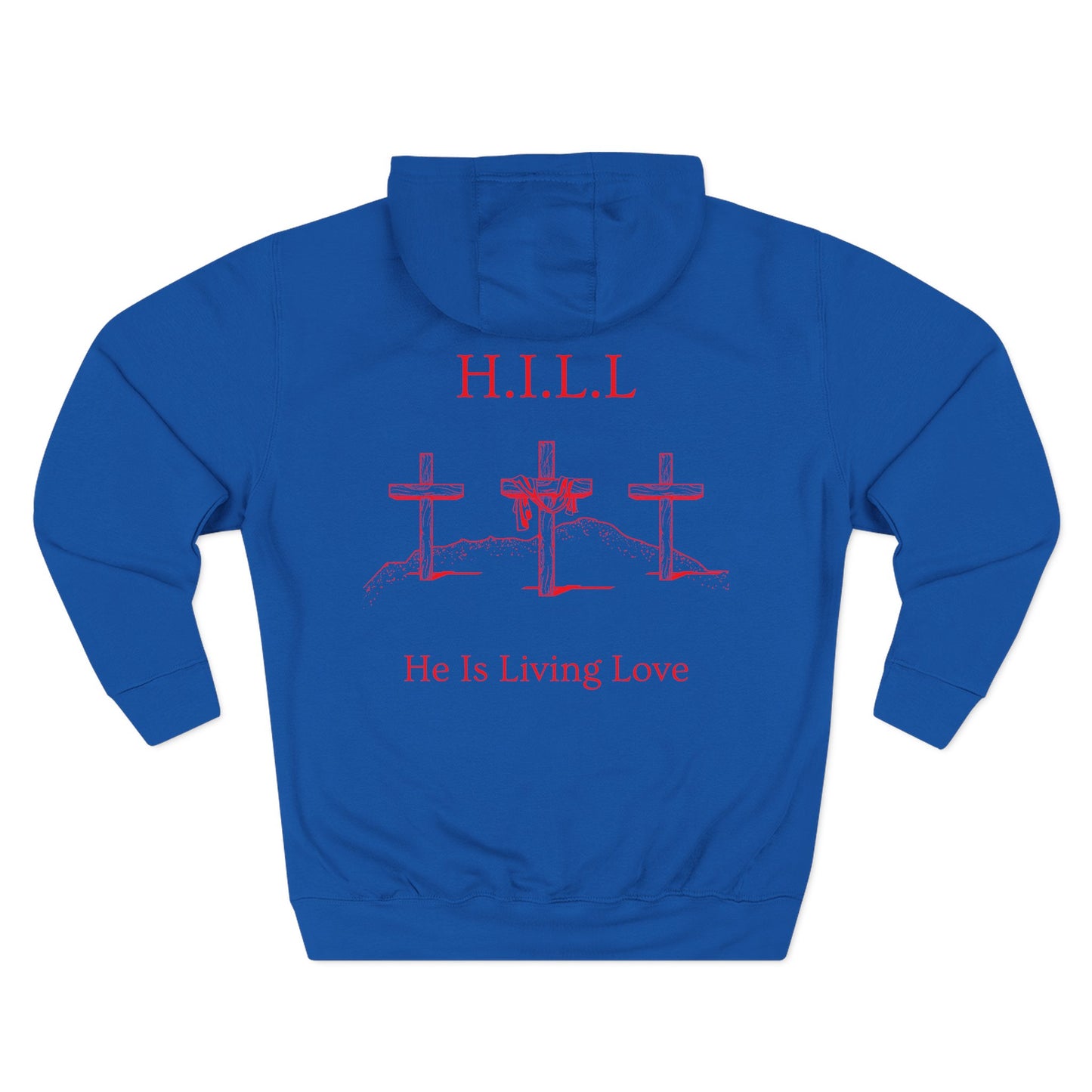 Hill Christian Red Words Hoodie