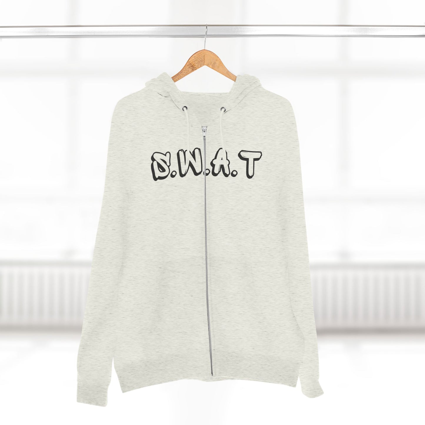 Swat Christian Black Words Hoodie Zipper