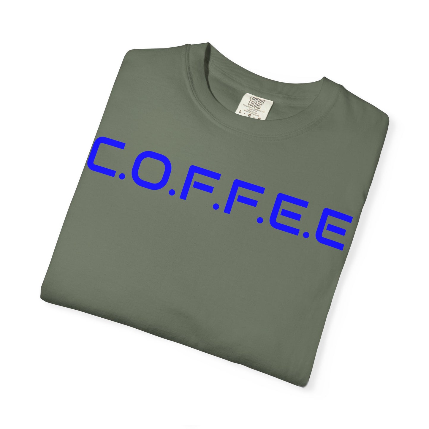 Adult Coffee Christian Blue Words Only