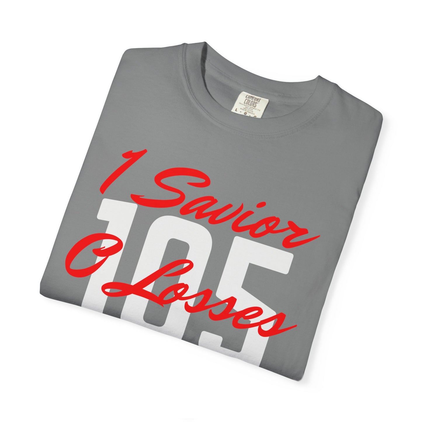 Adult 105 Christian Red and White Letters