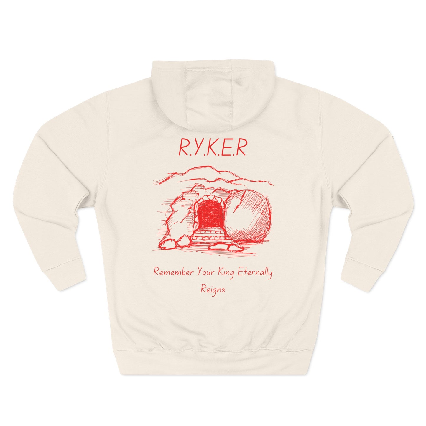 RYKER Christian Red Letters Hoodie