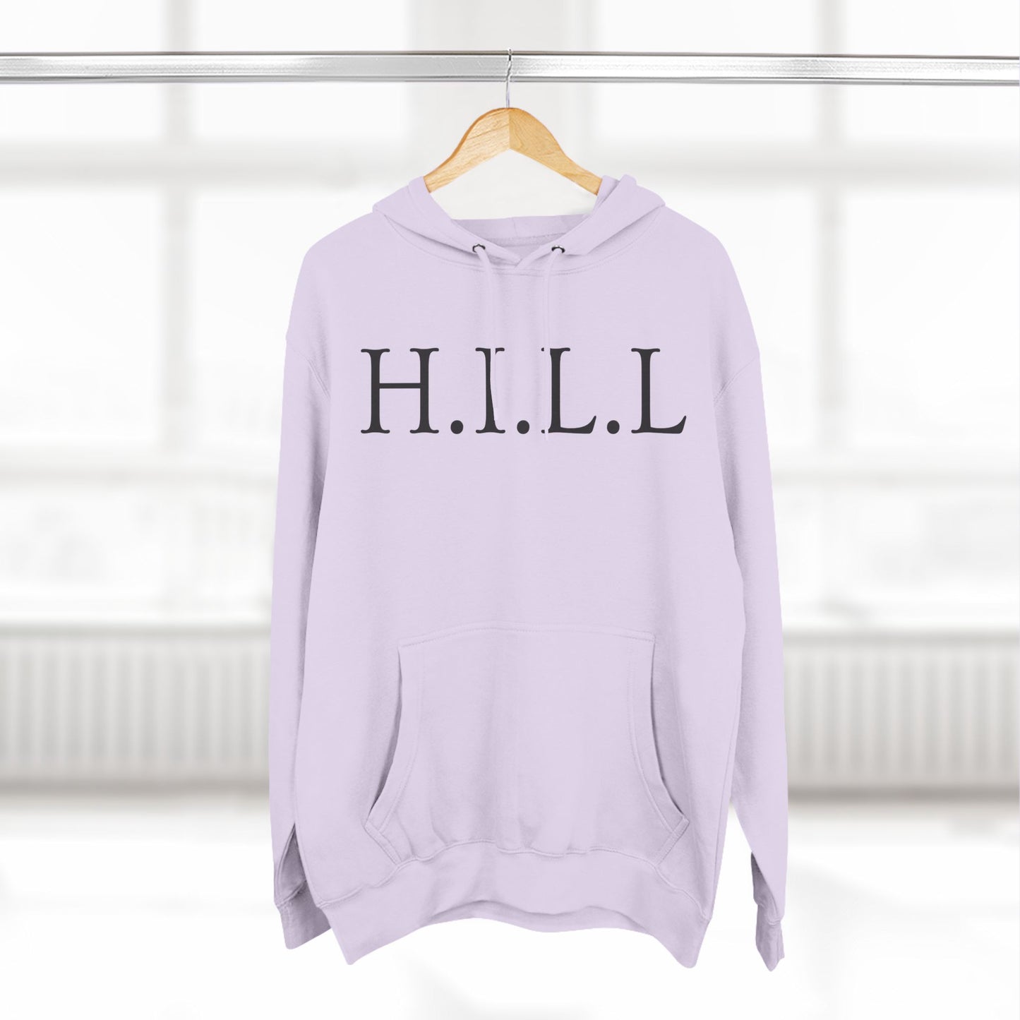 Hill Christian Black Words Hoodie