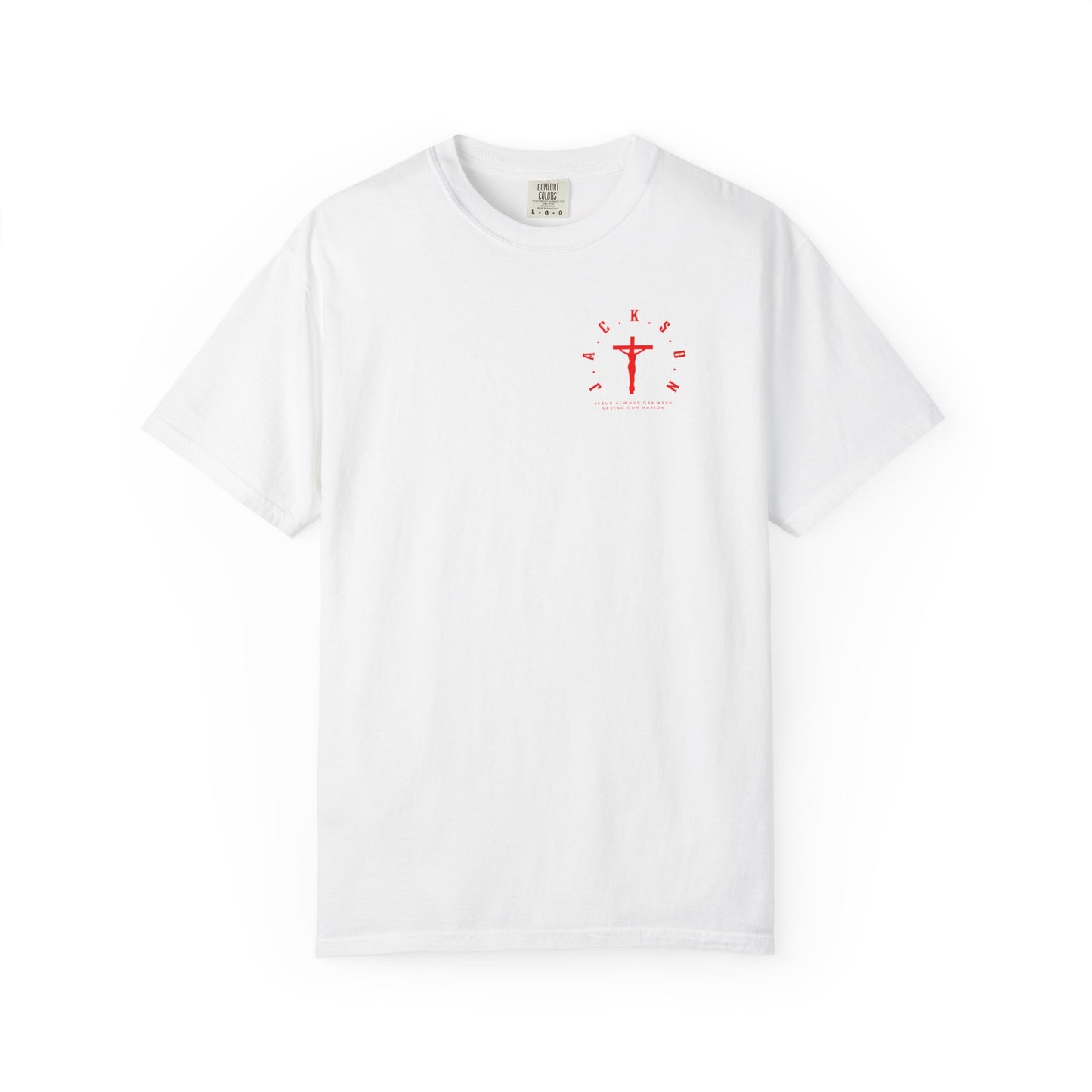 Jackson Believing Christian Red Letters & Cross