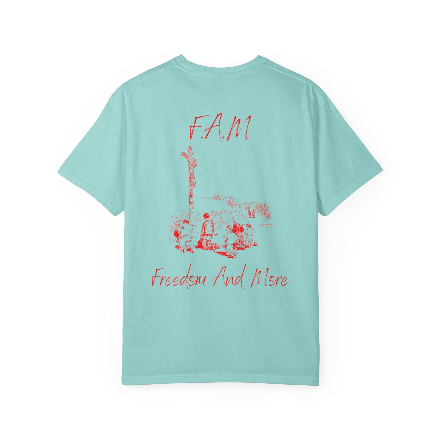 Fam Christian Red Letters & Image