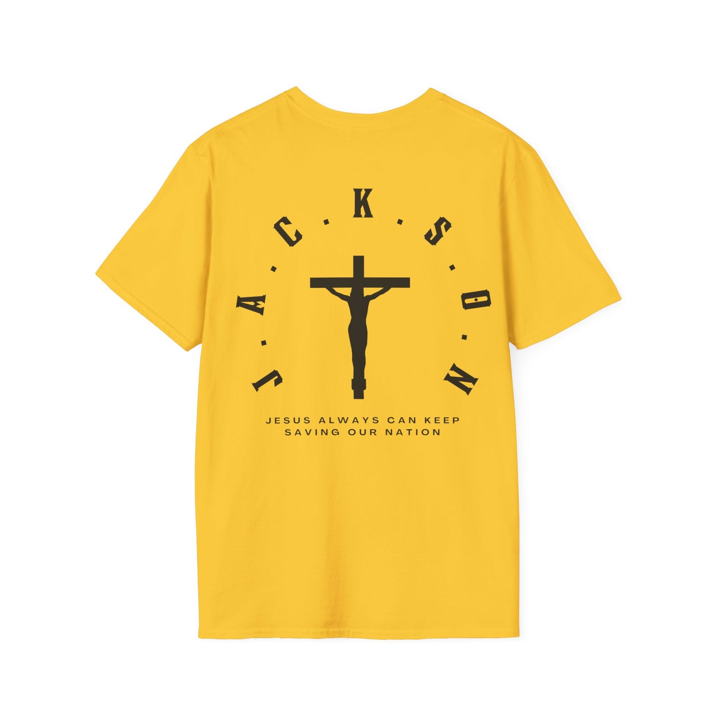 Jackson Believing Christian Black Letters & Cross