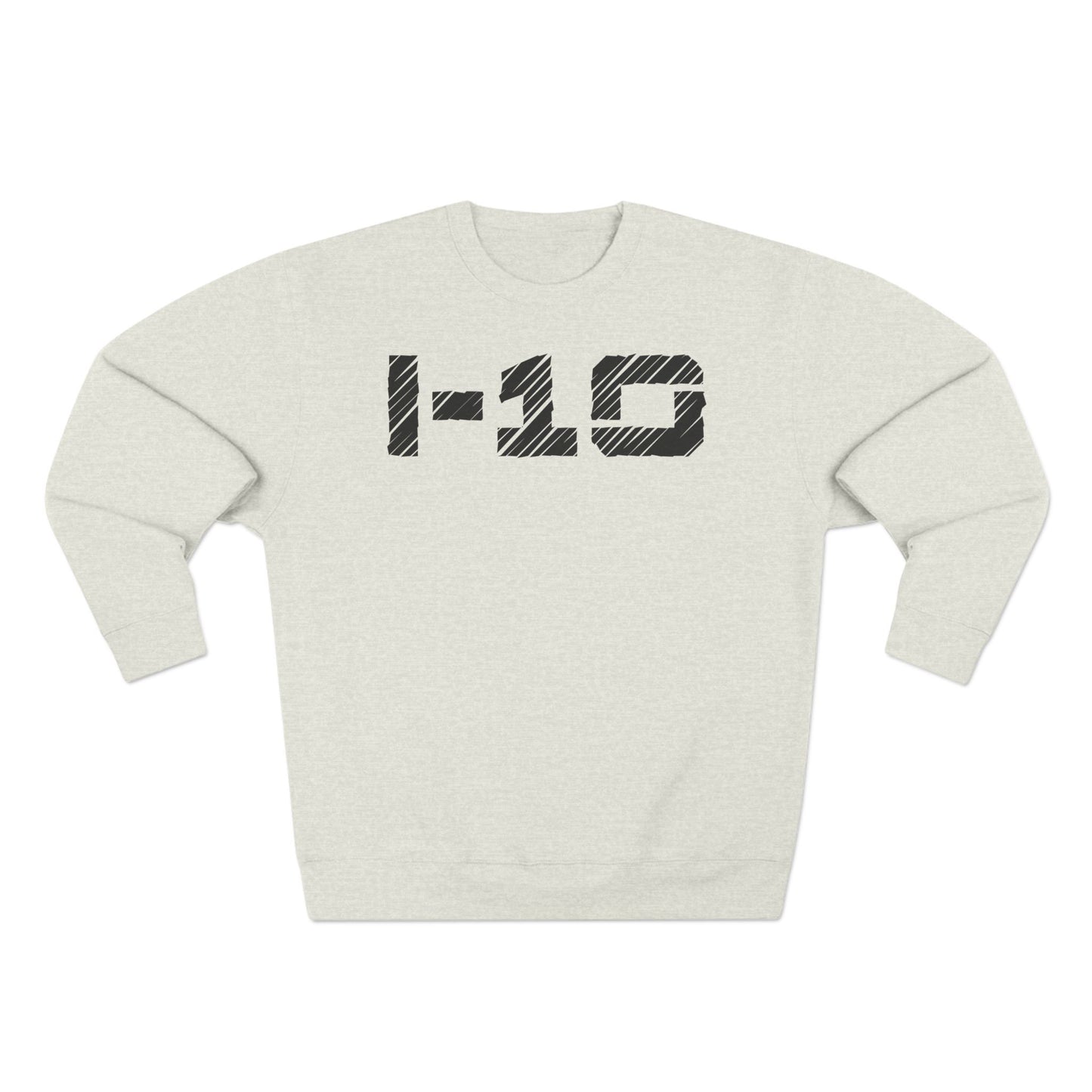 I-10 Christian Black Words Crewneck